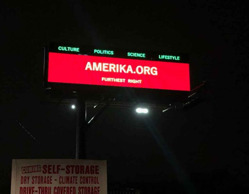 <em>Amerika</em> Featured on Huntsville, AL Billboard