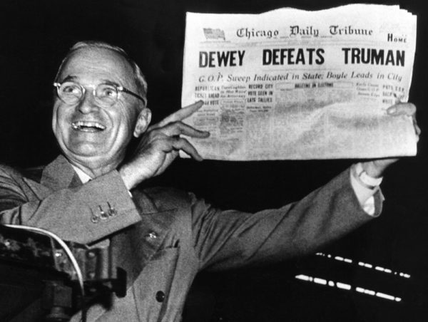 DEWEY DEFEATS TRUMAN