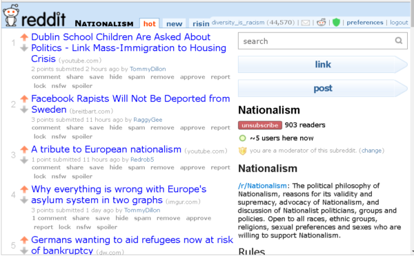 Reddit Resurrects /r/Nationalism After Hack Of Moderator Account